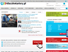 Tablet Screenshot of kluczdokariery.pl